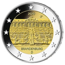 Duitsland 2 Euro 2020 UNC Slot Sanssouci (J)