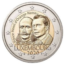 2 Euro Luxemburg 2020 UNC Prins Hendrik