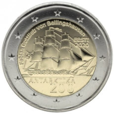 2 Euro Estland 2020 Antartica UNC