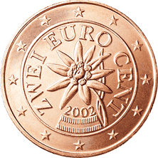 2 cent Oostenrijk 2002 UNC